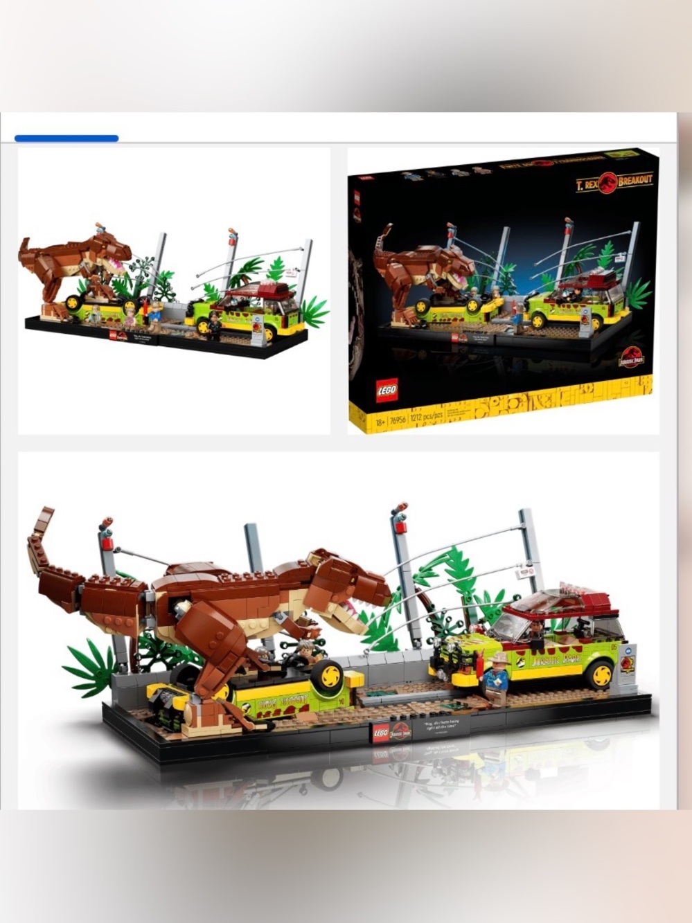 LEGO Jurassic Park T. Rex Breakout - NEW retired LEGO set - Picture 6 of 8